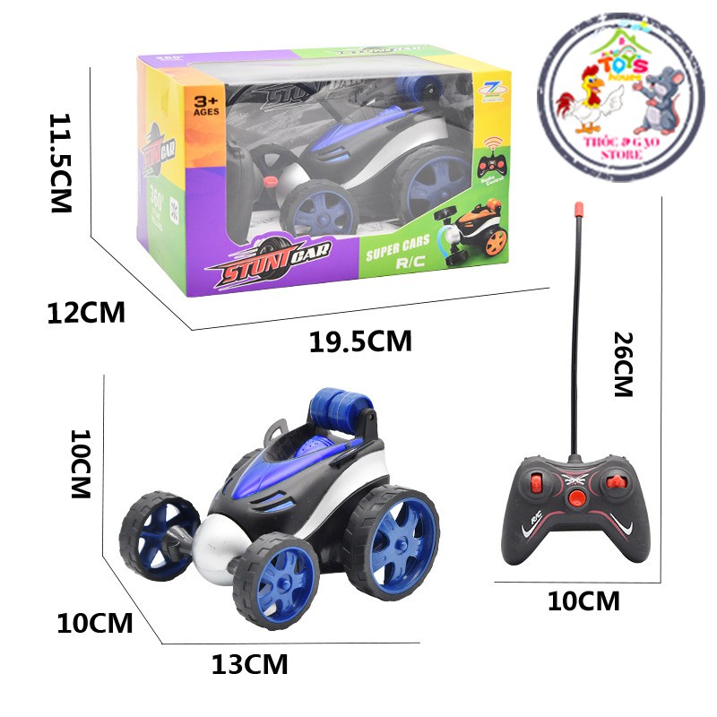 Xe mô hình điều khiển từ xa quay 360 độ mini rc stunt toy car 360 degrees 🎮🎮