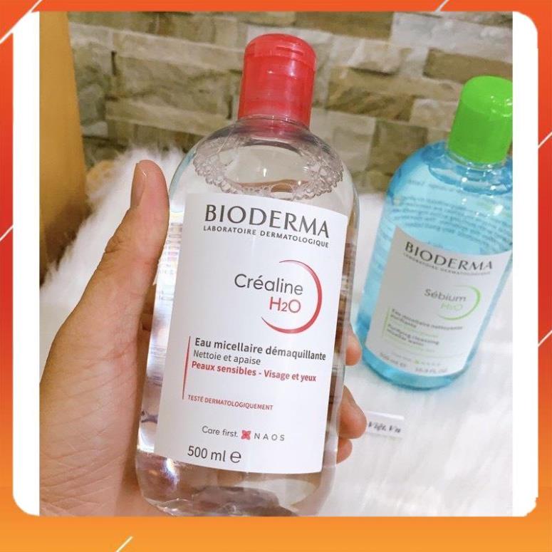 [CHÍNH HÃNG] Nước Tẩy Trang Bioderma Créaline H2O Nắp Bật Bản Mới Nhất Đủ Size [Chính Hãng]