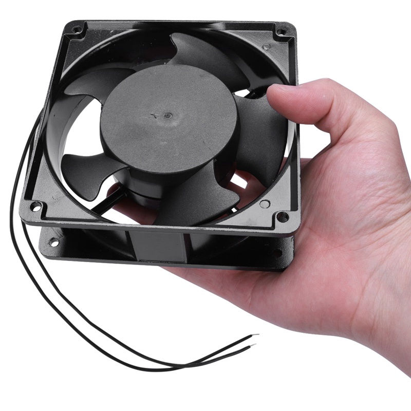 Quạt Làm Mát Khung Kim Loại 5 Cánh 120x120x38mm AC 220 / 240V 0.14A 22W