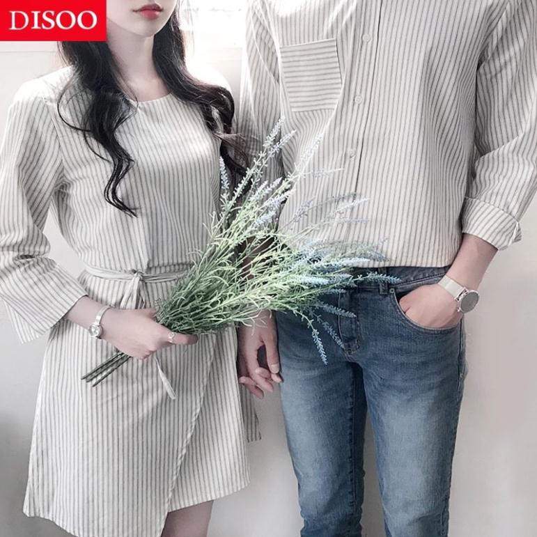 Đồ Đôi Nam Nữ, Set Áo Váy Đôi Thời Trang Thiết Kế Phong Cách Hàn Quốc