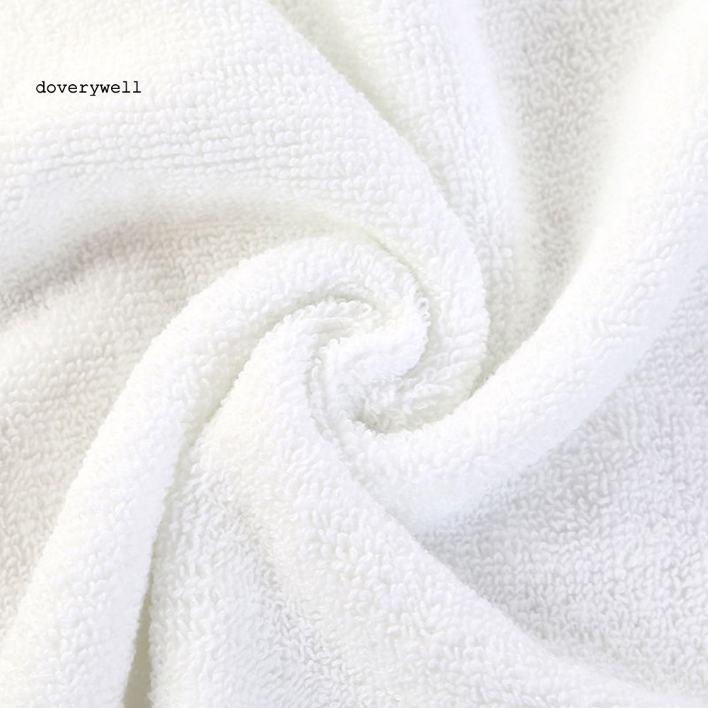 1 Khăn Tắm Màu Trắng Mềm Mại Kích Thước 30x70cm