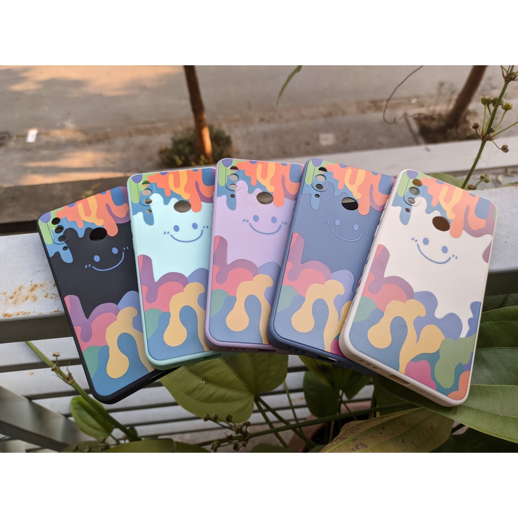Bphone A40 A50 A60 Vsmart Joy 3 Active 3 Star 5 Aris Ốp TPU viền vuông Smile