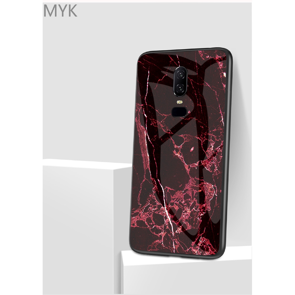 Xiaomi Redmi S2 Redmi Y2 Mi 9  Mi 9SE Note 4 MediaTek Note 4X MediaTek Case Marble Pattern Gradient Tempered Glass Hard Cover