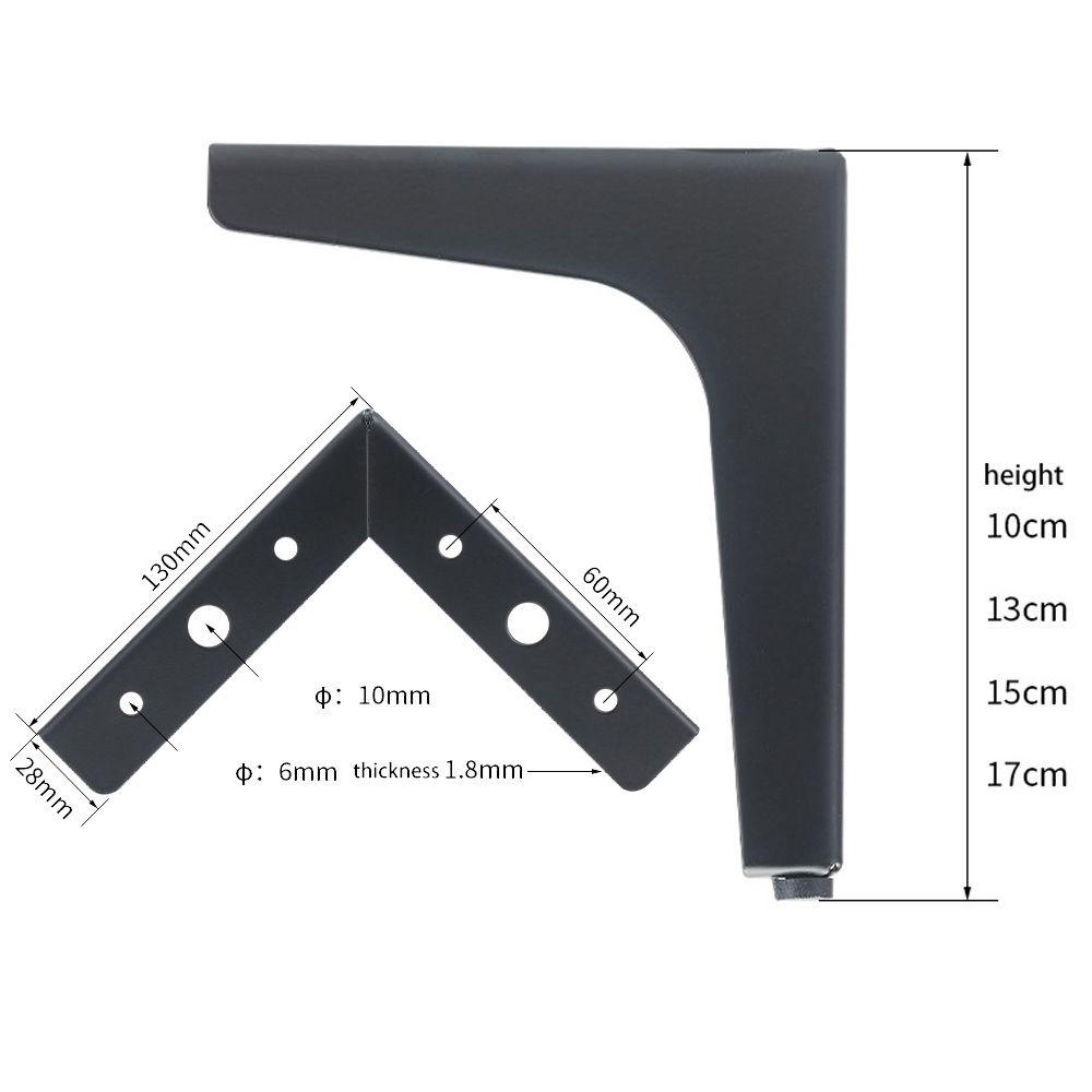 Set 4 Chân Bàn Ghế Sofa Bằng Sắt