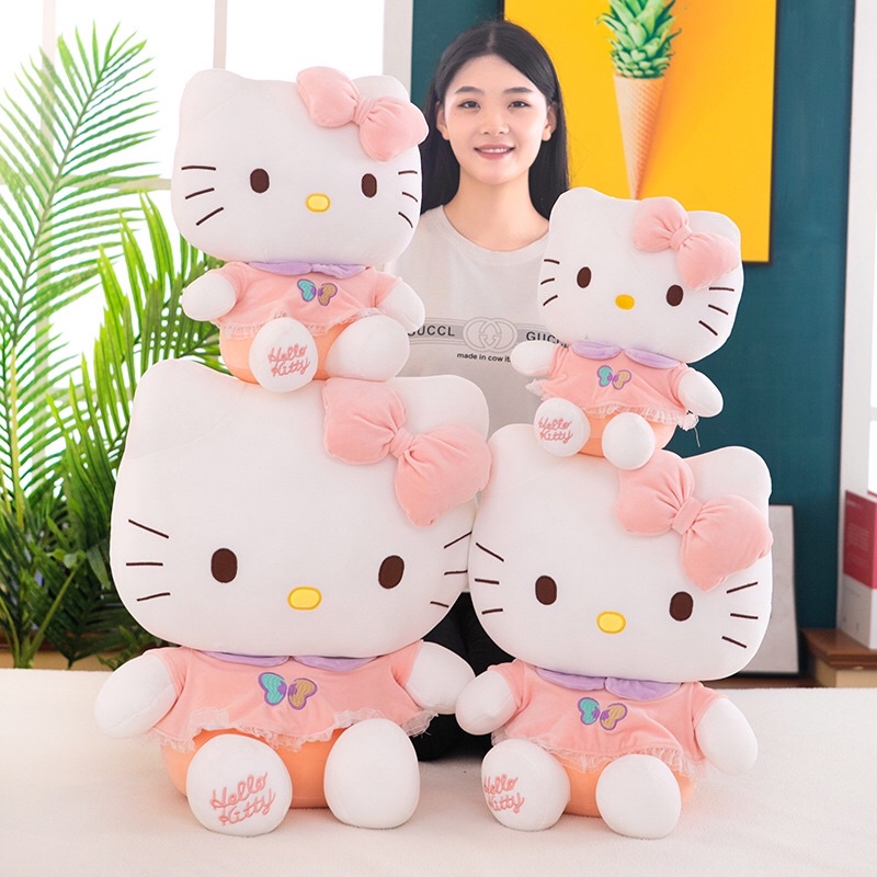 Gấu Bông Hello Kitty Hàng Chuẩn Nhập , Quà tặng Siêu Đáng Yêu Cho Bé