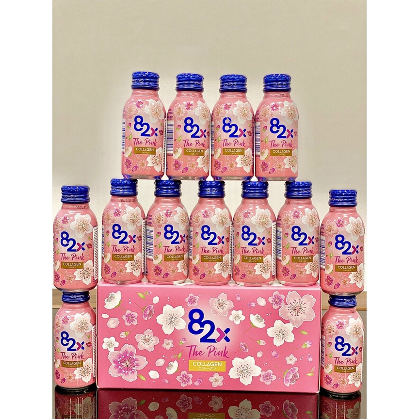 Nước uống bổ sung collagen giúp trắng da, mờ nám tàn nhàng, chống lão hóa da 82x The Pink Collagen -  CHÍNH HÃNG