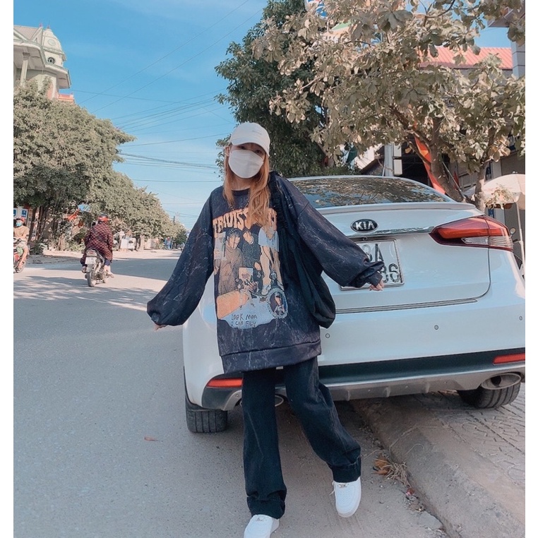 [ẢNH THẬT CẬN CHẤT ] ÁO SWEATER NỈ LOANG TRAVIS SCOTT UNISEX FORM RỘNG (ẢNH THẬT Ở CUỐI) | BigBuy360 - bigbuy360.vn