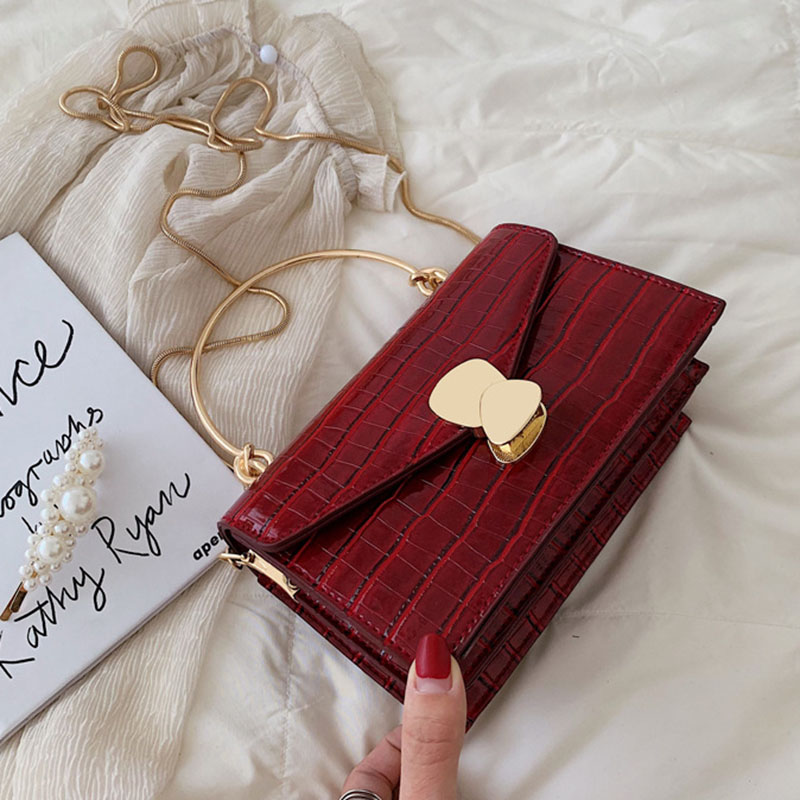 Túi Xách Nữ Đeo Chéo Dây Mắc Xích Thời Trang