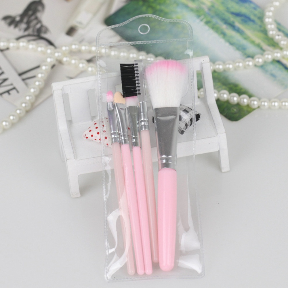 Set 5 cọ trang điểm đa năng dễ mang theo chất lượng cao