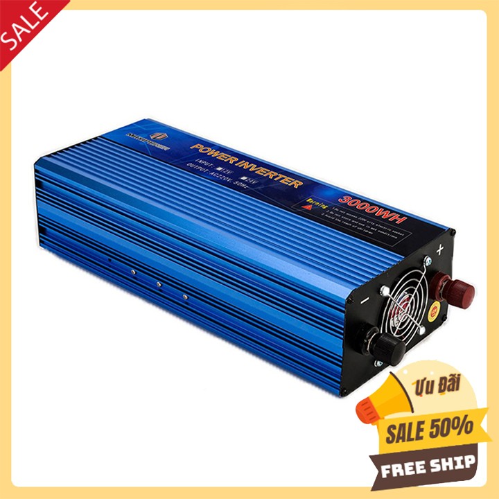 [Mã 155ELSALE giảm 7% đơn 300K] Bộ kích điện ac quy 24V sang 220V Maxipower inverter 3000W