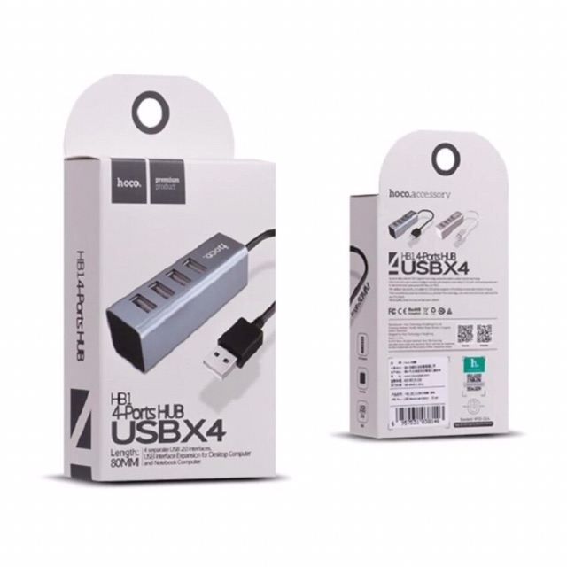 Cổng Hub USB Hoco HB1 - Hàng Chính Hãng