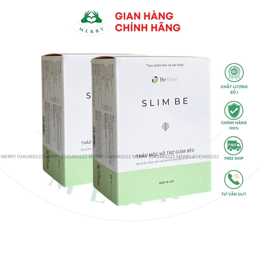 Giảm Cân SLIM BE (COMBO 2 HỘP) của BEALIVE Chính Hãng MERRY STORE Slimbe Giúp Giảm 3-7 Kg Sau 30 Ngày