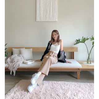 JANET STUDIO • Áo len dây xéo
