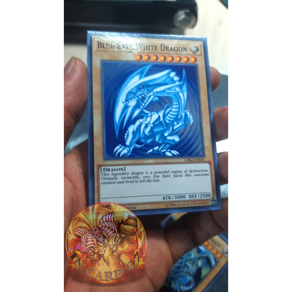 Pack 27 Lá Bài Yugioh Blue-eyes (Bài in Giấy Bóng Chất Lượng Cao)