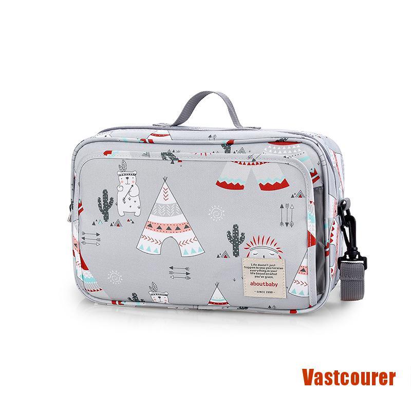 VAcour Waterproof Baby Mummy Bags for Reusable Diaper Bag Double Handle Wetbags