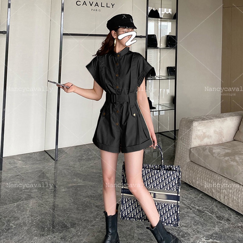Jumpsuit Ngắn Phong Cách Phương Tây Thời Trang Mới Cho Nữ