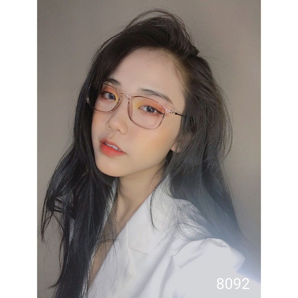 Gọng kính cận Lilyeyewear nam nữ, kiểu dáng mắt vuông, đa dạng màu sắc - 8092 | BigBuy360 - bigbuy360.vn