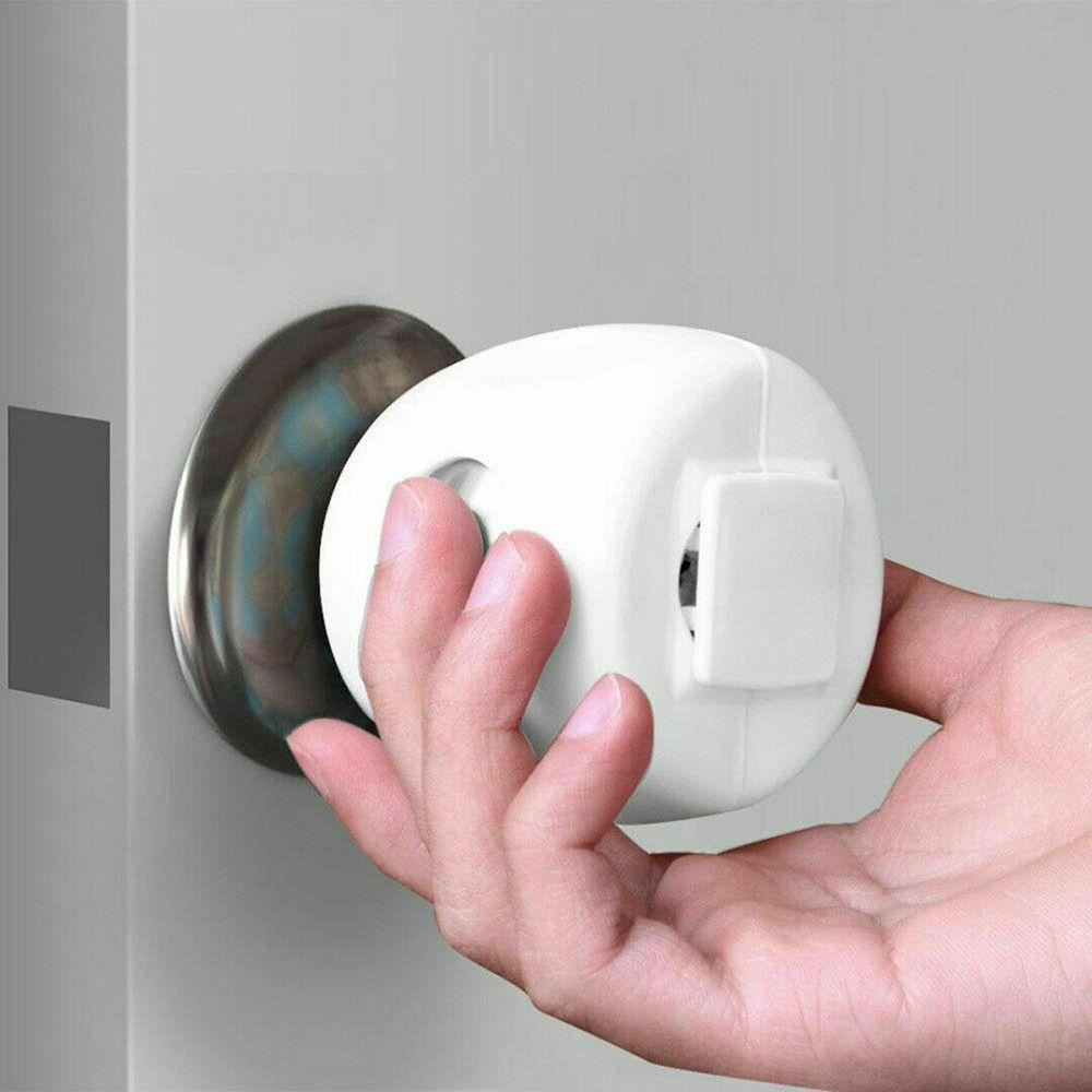 Vỏ Bọc Núm Vặn Cửa Bằng Nhựa Bền Chống Va Chạm Tháo Rời Được An Toàn Dành Cho Trẻ Em