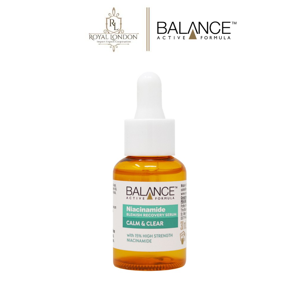 Serum ngừa mụn mờ thâm Balance Active Formula Niacinamide 15% Blemish Recovery 30ml | BigBuy360 - bigbuy360.vn