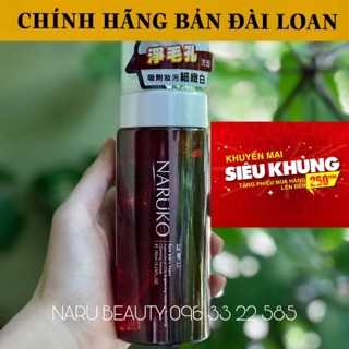 [CHÍNH HÃNG BẢN ĐÀI] Tẩy Trang Dạng Bọt NARUKO Ý Dĩ Nhân Đỏ Se Nhỏ Lỗ Chán Lông Chai 150ml