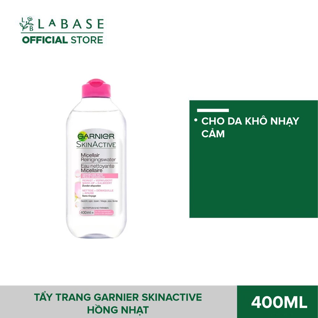 Nước tẩy trang Garnier Pháp 400ml