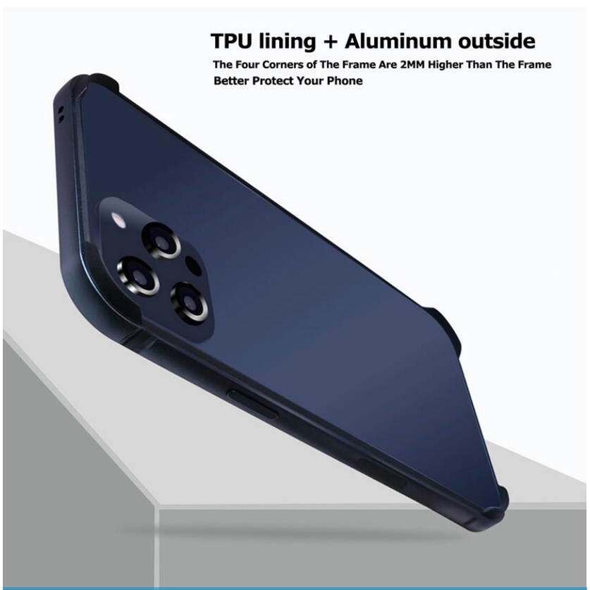 Chống Sốc Ốp Điện Thoại silicon Viền Nhôm Cho iphone 15 13 mini 14 13 pro max 12 pro max 14 plus