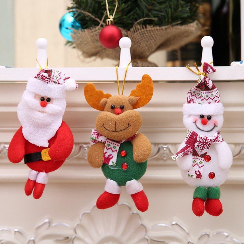 Phụ Kiện Trang Trí Cây Thông Noel Hình Ông Già Noel / Người Tuyết