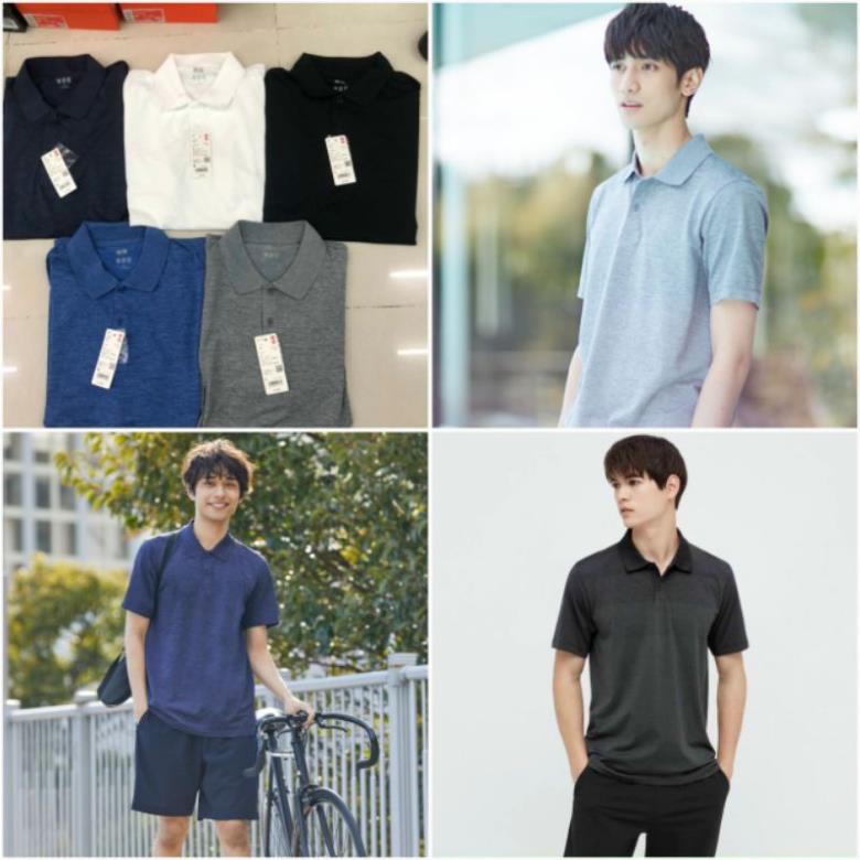 Áo polo nam Uni thun lạnh Dry Ex ⚡
