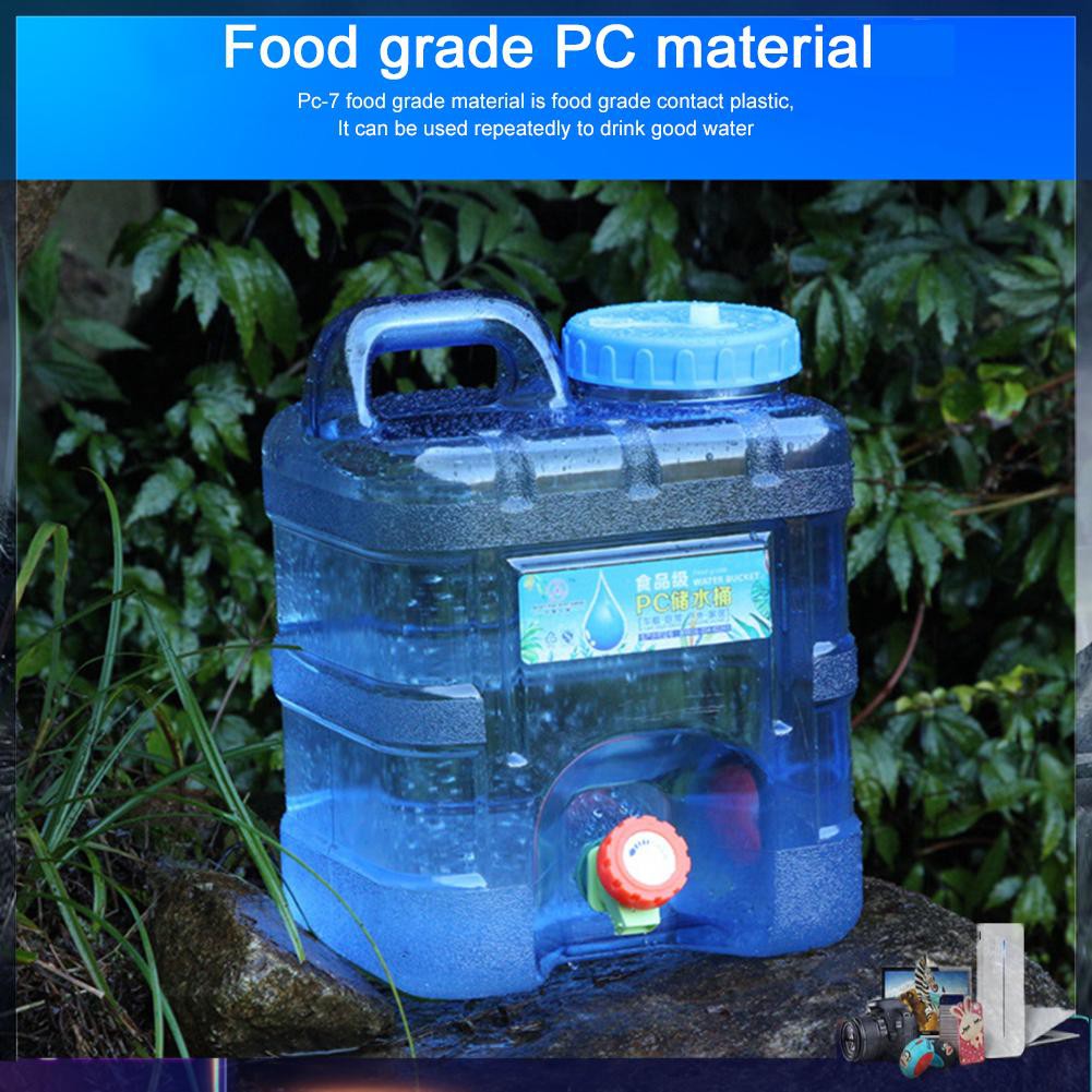 Bình đựng nước loại lớn có vòi và quai cầm tiện lợi cho các hoạt động ngoài trời