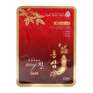 Bán lẻ 1 miếng mặt nạ hồng sâm My Gold Hàn Quốc