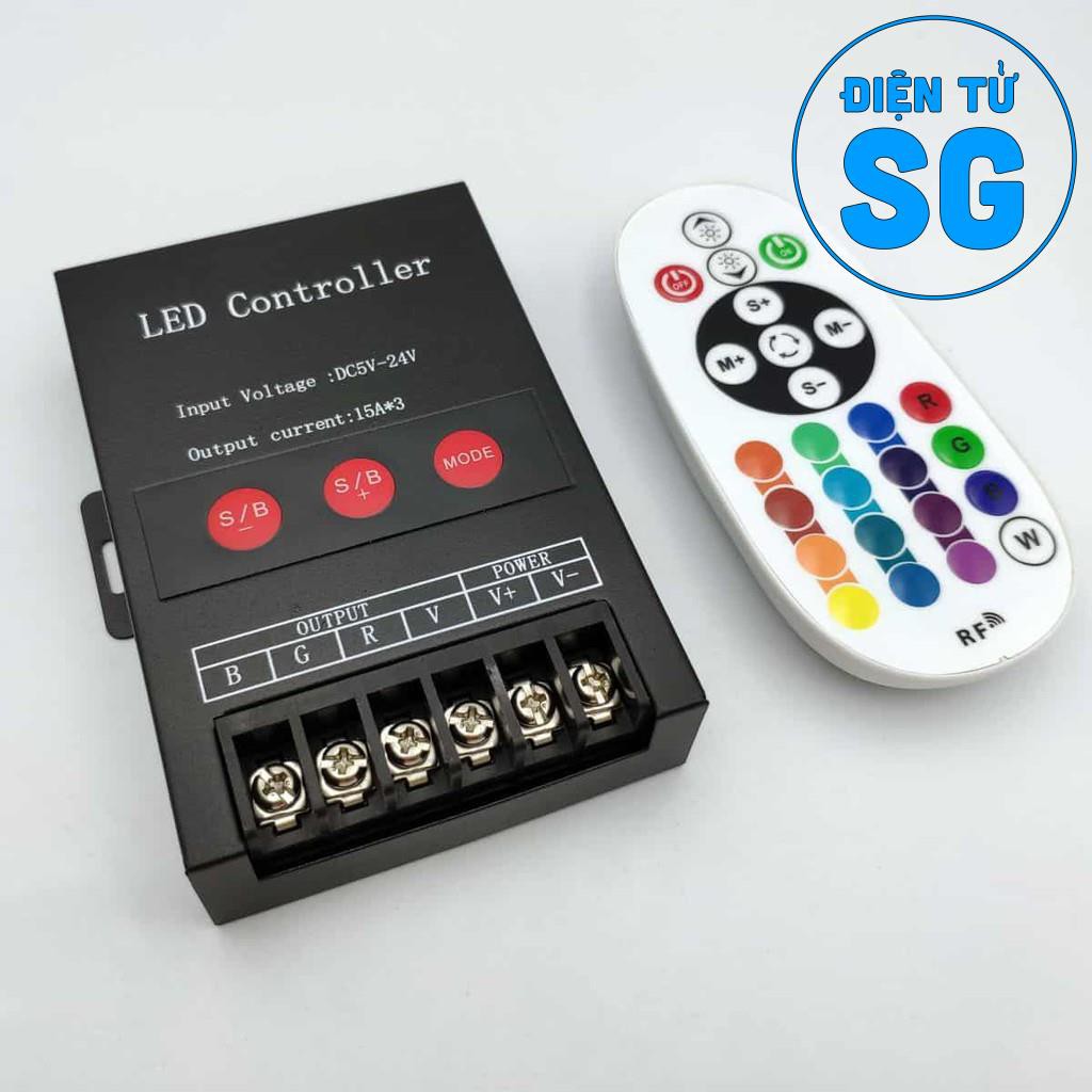 Bộ điều khiển LED RGB 5-24VDC 45A - VA7K