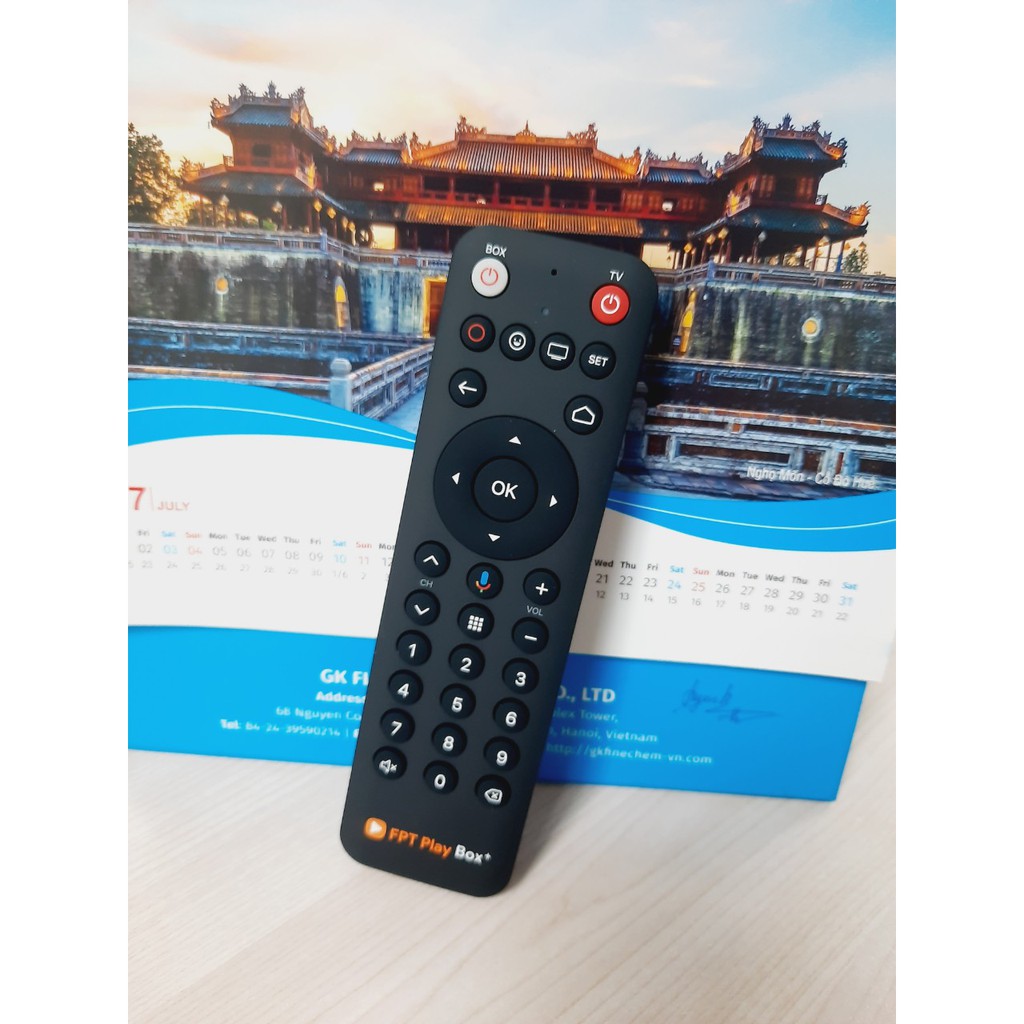 Remote Điều khiển FPT Play Box giọng nói TV Box FPT Play Box 2018, 2019, 2020- Hàng mới chính hãng theo máy