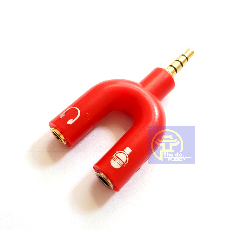 Jack chia Audio 3.5mm ra mic và loa