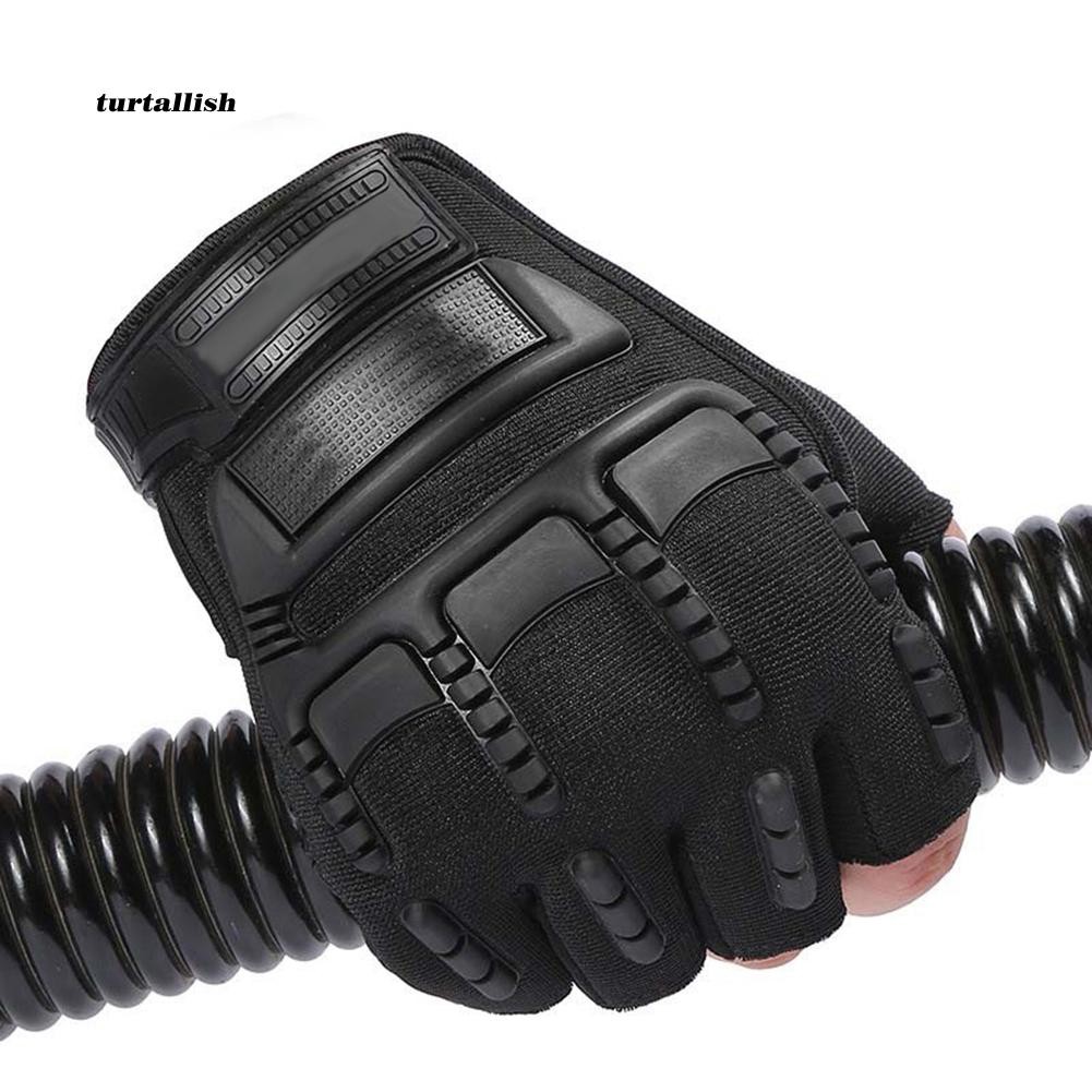 TUR♥Men's Army Military Outdoor Tactical Combat Bicycle Airsoft Half Finger Gloves