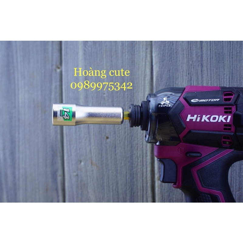 Típ bulong chân lục giác 1/4"  MAKITA 8 ,10 ,12 ,13,14,17,19,21 ,24