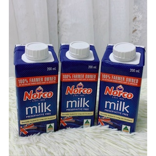 Sữa tươi nguyên kem norco thùng 24 hộp 200ml nhập từ úc