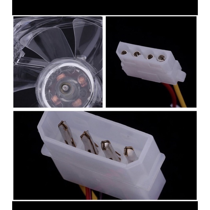 fan case 80mm trong suốt có đèn led | BigBuy360 - bigbuy360.vn