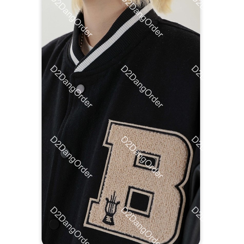 🔥 ÁO BOMBER BÓNG CHÀY "B BONE" VARSITY JACKET 3 MÀU 🔥