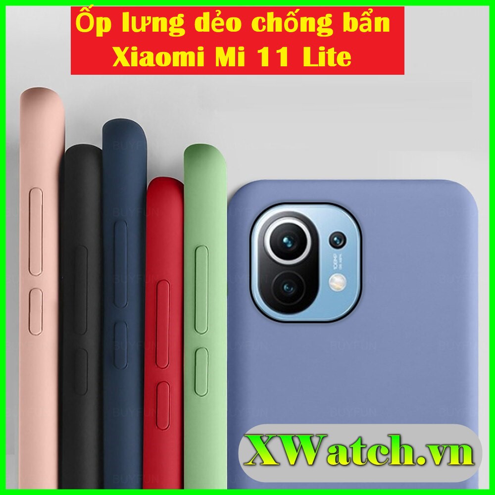 Ốp lưng TPU dẻo chống bẩn Xiaomi Mi 11 lite / mi11 lite cao cấp