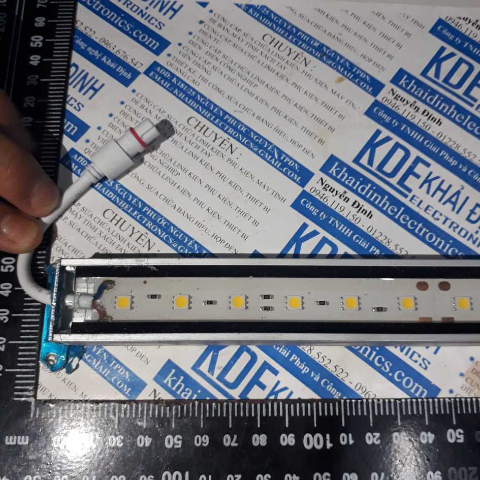 led thanh nhôm ngoài trời 1 màu KDE1, 24V, 1m kde2686
