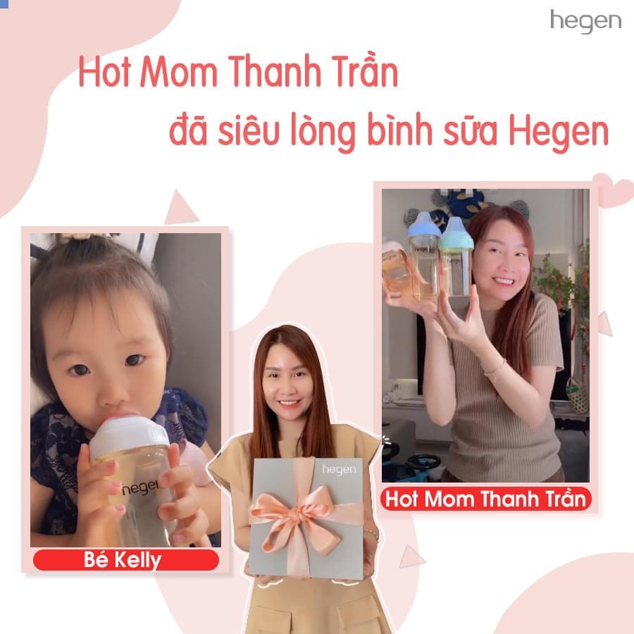 Núm ti Hegen thay thế bình sữa Hegen chính hãng đủ size. Núm ti hegen size 0/1/2/3 và Y cut có van thoát khí chống sặc