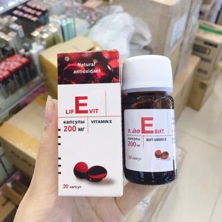 Vitamin E Đỏ 200mr (Chuẩn Bill Nga)