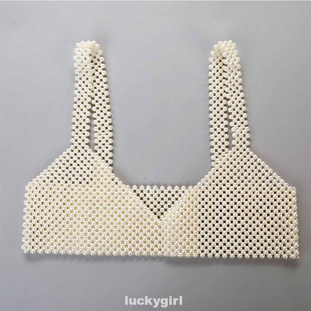 Áo màu trơn phối ngọc trai thời trang dành cho nữ