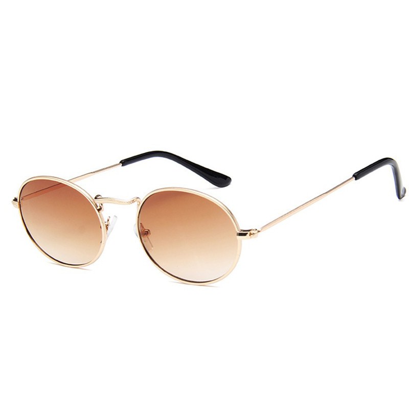 Kính MáT HìNh Oval Kim LoạI KiểU DáNg Đơn GiảN