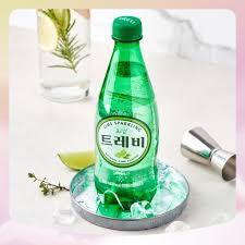 Nước Ngọt Có Gas Chilsung Trevi Hương Chanh Xanh Chai 500ML