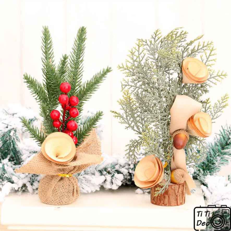 Cây thông trang trí Noel, nhà cửa, cửa hàng, decor chụp ảnh - TiTi Decor