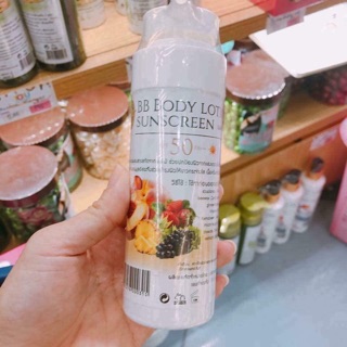 Kem make up body BB Body lotion Sunscreen.