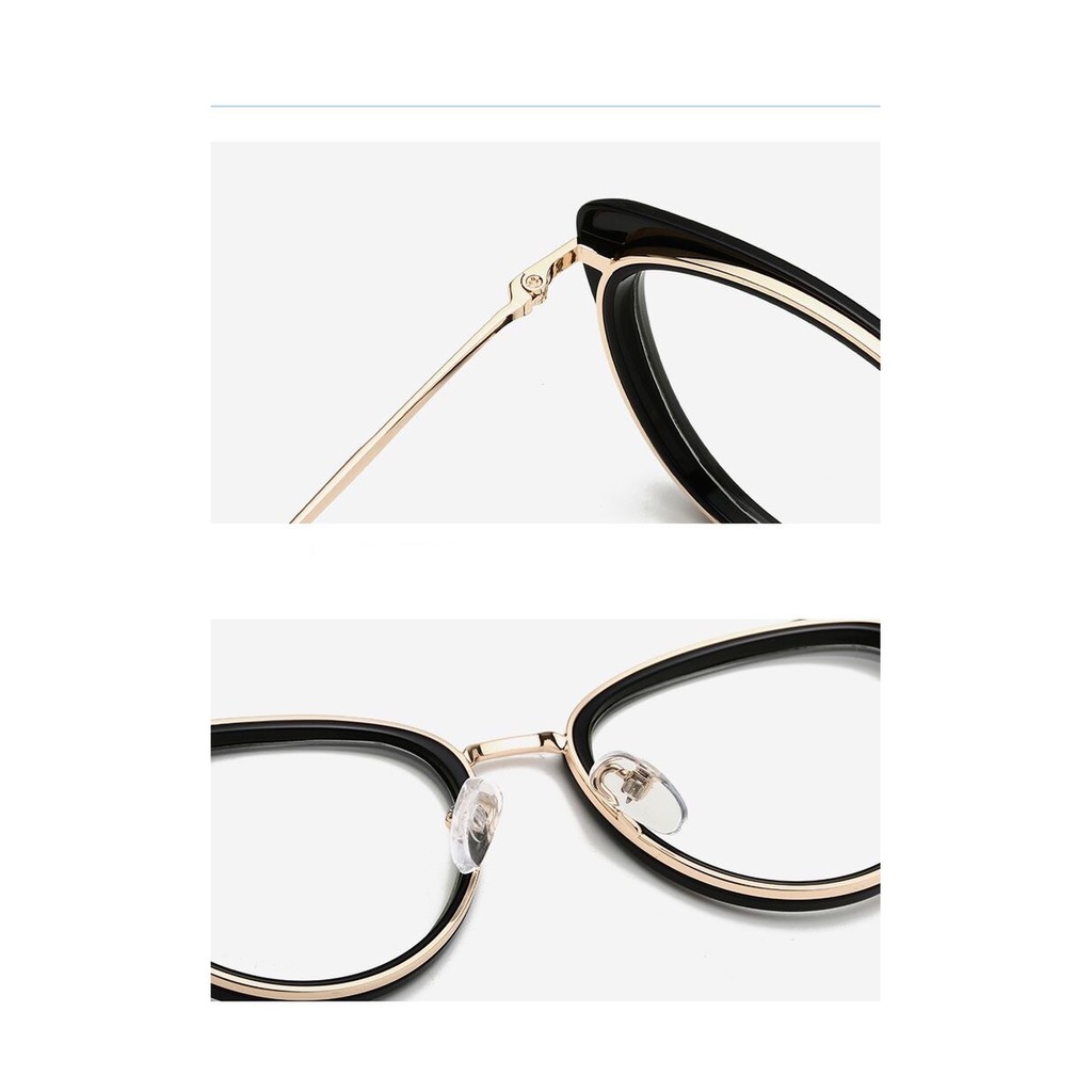 Gọng kính nữ kim loại dáng mắt mèo sang trọng RIC Eyewear | BigBuy360 - bigbuy360.vn