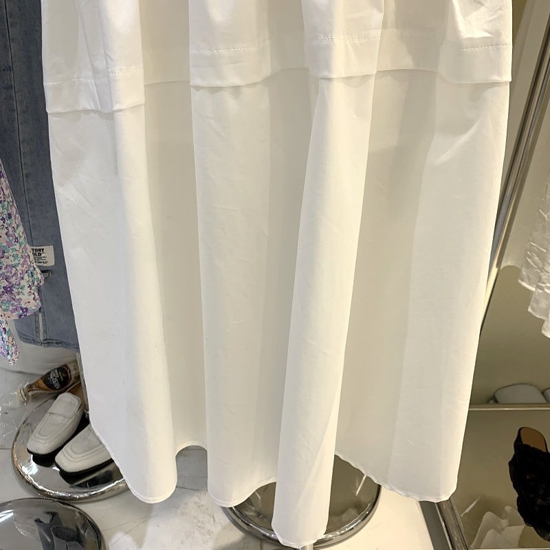 Váy Midi Trắng Dáng Rộng Thiết Kế Độc Đáo Mới Lạ