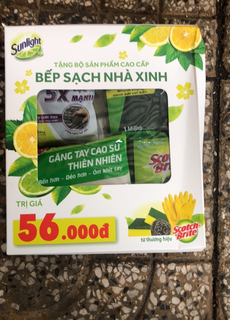 Bộ 6 Món Lau Chùi Vệ Sinh Scotch Brite Cao Cấp